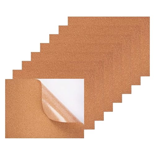 Selbstklebende Korkplatten, 8 Stück, 1 mm dicke Holzgrundbögen, für Wandbastelarbeiten und Bürodekoration, Kork-Pinnwände Selbstklebende Korkplatten, 8 Stück, 1 mm dicke Holzgrundbögen, für Wandbastelarbeiten und Bürodekoration, Kork-Pinnwände von TingHaoO