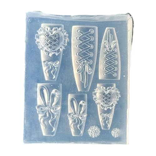 Silikonform für Nageldekorationen, Stanzschablonen, Schnitz-Enthusiasten, Silikon-Nagelkunst von TingHaoO