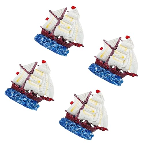 TingHaoO FishTank Garnelenzucht, künstliche Schiff-Ornamente für Aquarien, Terrarien, Landschaftsbau, Unterschlupf, Dekoration, schnelle Einrichtung, Aquarium-Dekorationen von TingHaoO