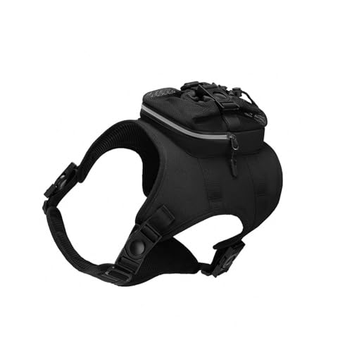 TingHaoO Hunderucksack Weste Geschirr Dekorative Trainingstasche Zum Laufen & Schwimmen Für Kleine Und Große Hunde Hundegeschirr von TingHaoO