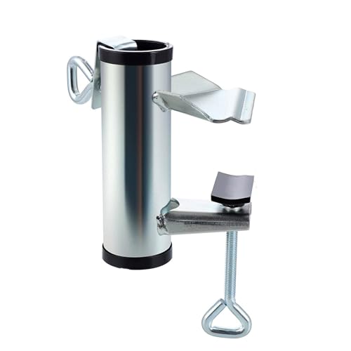 TingHaoO Terrassen-Regenschirmhalter, Deckklemmen, Terrassen, Balkon, Deck-Halter, Clip, Reise-Regenschirm-Klemmen von TingHaoO