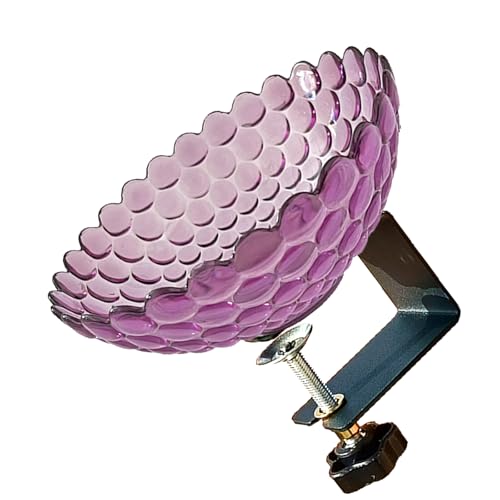 TingHaoO Tragbare Miniatur-Vogeltränke, Haltbarkeit, kleine Vogeltränke, Outdoor-Dekoration für den Außenbereich, Naturbereich, leicht zu reinigen, Garten, Vogeltränke von TingHaoO