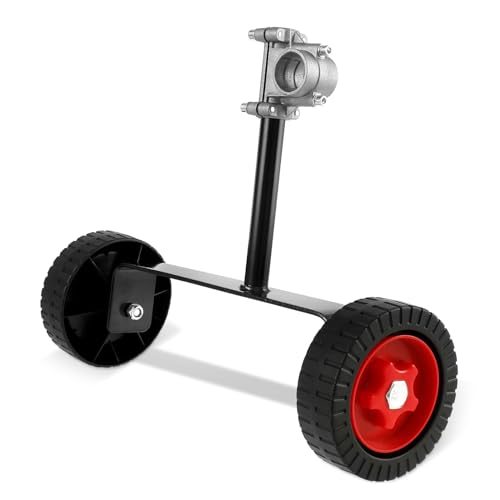 Tragbarer Rasentrimmer-Radaufsatz für Unkrautschneider, Rasentrimmer, Saitenzubehör, verstellbare Höhe, Grasschneider, Ständer, Eisenhalterungsrad für einfaches Schneiden, 26 mm - 28 mm Tragbarer Rasentrimmer-Radaufsatz für Unkrautschneider, Rasentrimmer, Saitenzubehör, verstellbare Höhe, Grasschneider, Ständer, Eisenhalterungsrad für einfaches Schneiden, 26 mm - 28 mm von TingHaoO