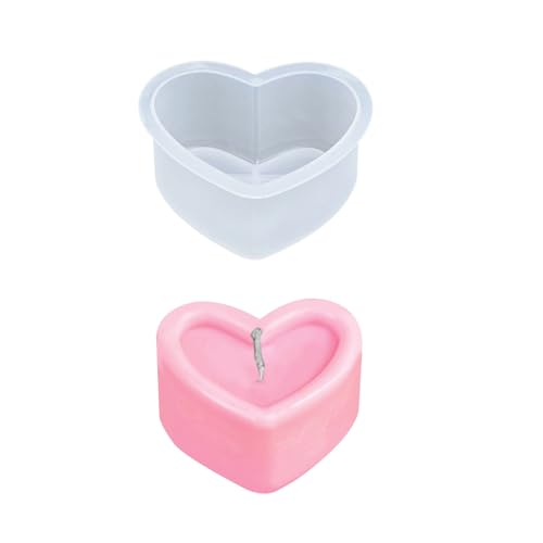 Wiederverwendbare Silikonform mit Herz-Dessert-Formen, Party-Backformen zum Backen, Kunstharz, Kunst, Schokolade, Werkzeuge, Silikonform Wiederverwendbare Silikonform mit Herz-Dessert-Formen, Party-Backformen zum Backen, Kunstharz, Kunst, Schokolade, Werkzeuge, Silikonform von TingHaoO