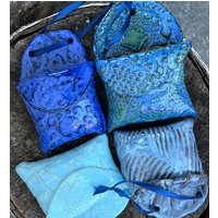 Pflanztaschen 4Er-Set in Blau von TingelKeramik