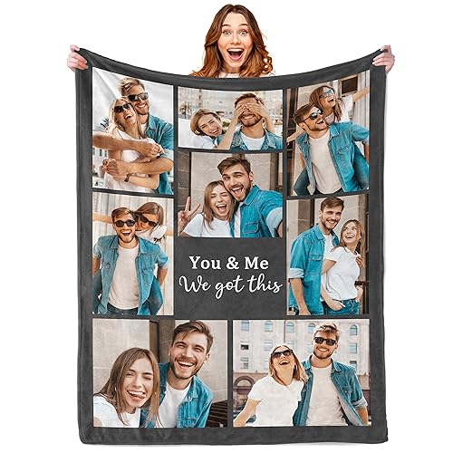 Tingwei Personalisierte Decke mit Foto und Text kuscheldecke,kuscheldeck Baby personalisiert HD-Druck,kuscheldecke mit Foto,Deck personalisiert Foto,Geschenk für Mama,Papa,Paare,Freundin,Freund von Tingwei