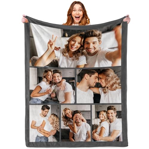 Tingwei Personalisierte Decke mit Foto und Text kuscheldecke,kuscheldeck Baby personalisiert HD-Druck,kuscheldecke mit Foto,Deck personalisiert Foto,Geschenk für Mama,Papa,Paare,Freundin,Freund von Tingwei