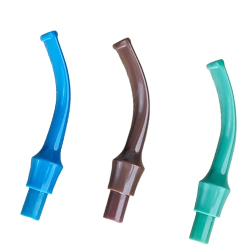 Tingyilan 3pcs buntes Pfeifenstiel-Set, DIY Tabakpfeife Stiel Ersatz Sattel Mundstück passend für 9mm Pfeifenfilter,C Tingyilan 3pcs buntes Pfeifenstiel-Set, DIY Tabakpfeife Stiel Ersatz Sattel Mundstück passend für 9mm Pfeifenfilter,C von Tingyilan