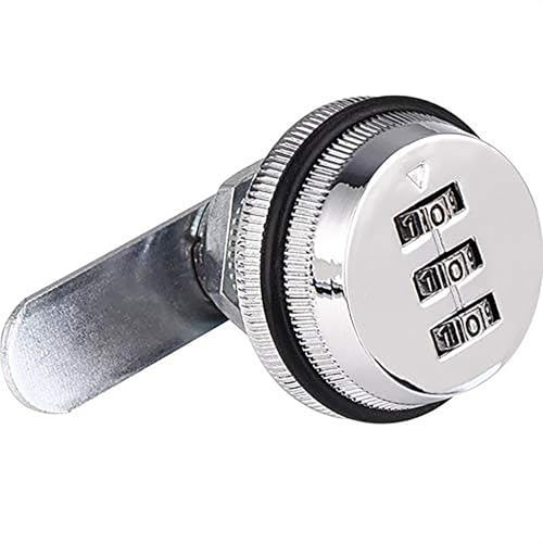 Tingz 3-stellige Kombinationskennwortschlösser,30 mm Zinklegierung Cam Cabinet Code-Schloss für Sicherheitsschubladen Tür Mailbox Cabinet Tool Box Glasschrank Safe Locker Tingz 3-stellige Kombinationskennwortschlösser,30 mm Zinklegierung Cam Cabinet Code-Schloss für Sicherheitsschubladen Tür Mailbox Cabinet Tool Box Glasschrank Safe Locker von Tingz