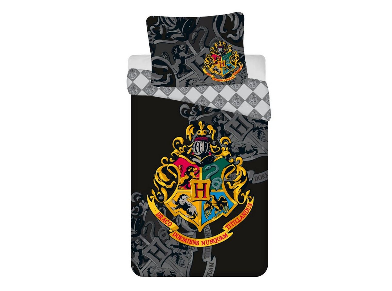 Bettwäsche Harry Potter Hogwarts Bettwäsche - weiche Baumwolle - 140 x 200 cm, Tinisu von Tinisu