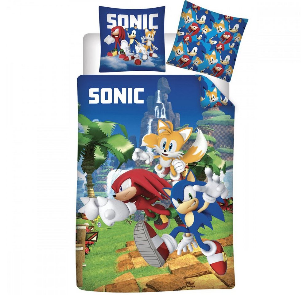 Bettwäsche Sonic the Hedgehog Bettwäsche - weiche 140 x 200 cm Decke und Kissen, Tinisu von Tinisu