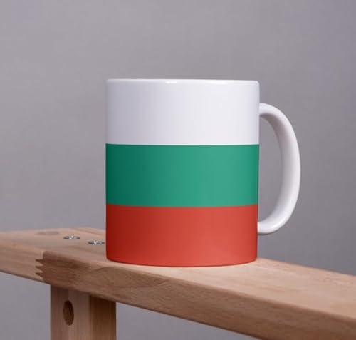 Bulgarien Kaffeetasse 325ml Flagge Keramik Spülmaschinenfest Büro Geschenk Tee Tasse Bulgarien Kaffeetasse 325ml Flagge Keramik Spülmaschinenfest Büro Geschenk Tee Tasse von Tinisu