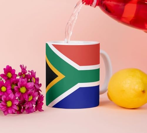 Südafrika Tasse Flagge Pot Kaffeetasse National Becher Kaffee Cup Büro Tee Südafrika Tasse Flagge Pot Kaffeetasse National Becher Kaffee Cup Büro Tee von Tinisu