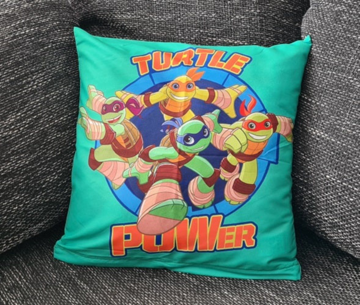 Tinisu Dekokissen Teenage Mutant Ninja Turtles Kissenbezug - 40cm x 40cm von Tinisu