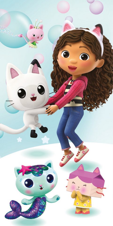 Tinisu Handtuch Gabby's Dollhouse Handtuch Baumwolle 70x140cm Gabbys Puppenhaus Tinisu Handtuch Gabby's Dollhouse Handtuch Baumwolle 70x140cm Gabbys Puppenhaus von Tinisu