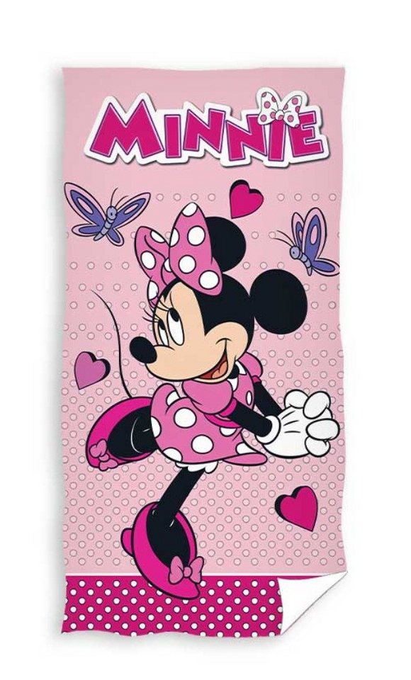 Tinisu Handtuch Minnie Maus Disney Handtuch Strand Badetuch 70x140cm von Tinisu