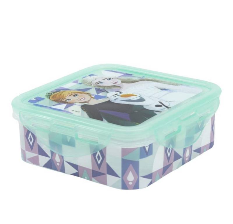 Tinisu Lunchbox Frozen Luftdichter Behälter - Kinder Brotdose Quadratische Lunchbox von Tinisu