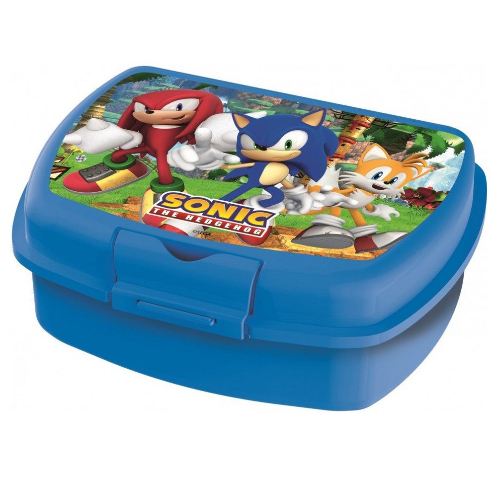 Tinisu Lunchbox Sonic Brotdose Kinder Lunchbox Sandwichbox, Kunststoff von Tinisu