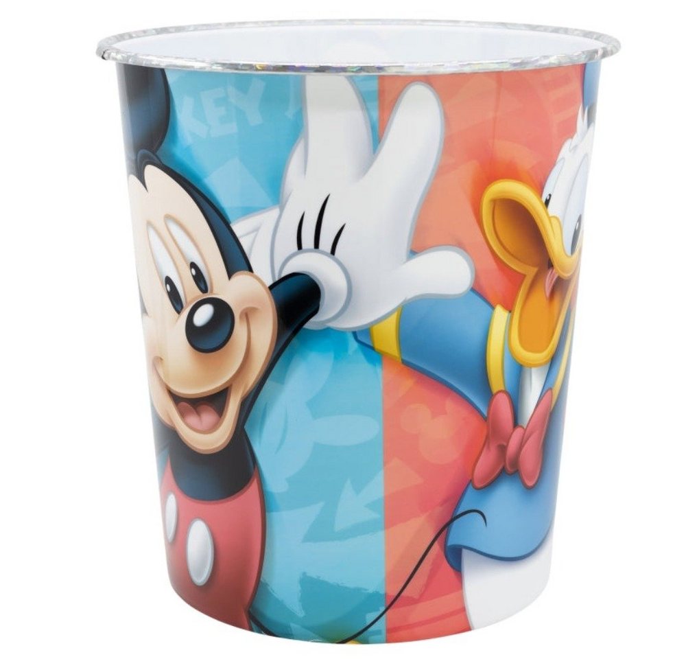 Tinisu Papierkorb Disney Micky Maus Tisch-Mülleimer Papierkorb - 10 Liter Donald & Goofy von Tinisu