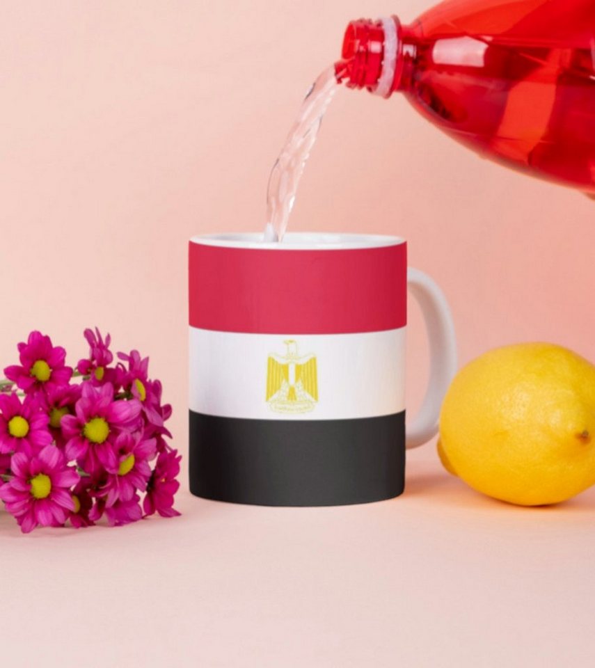 Tinisu Tasse Ägypten Kaffeetasse Flagge Pot Kaffee Tasse EGT Becher Coffeecup von Tinisu