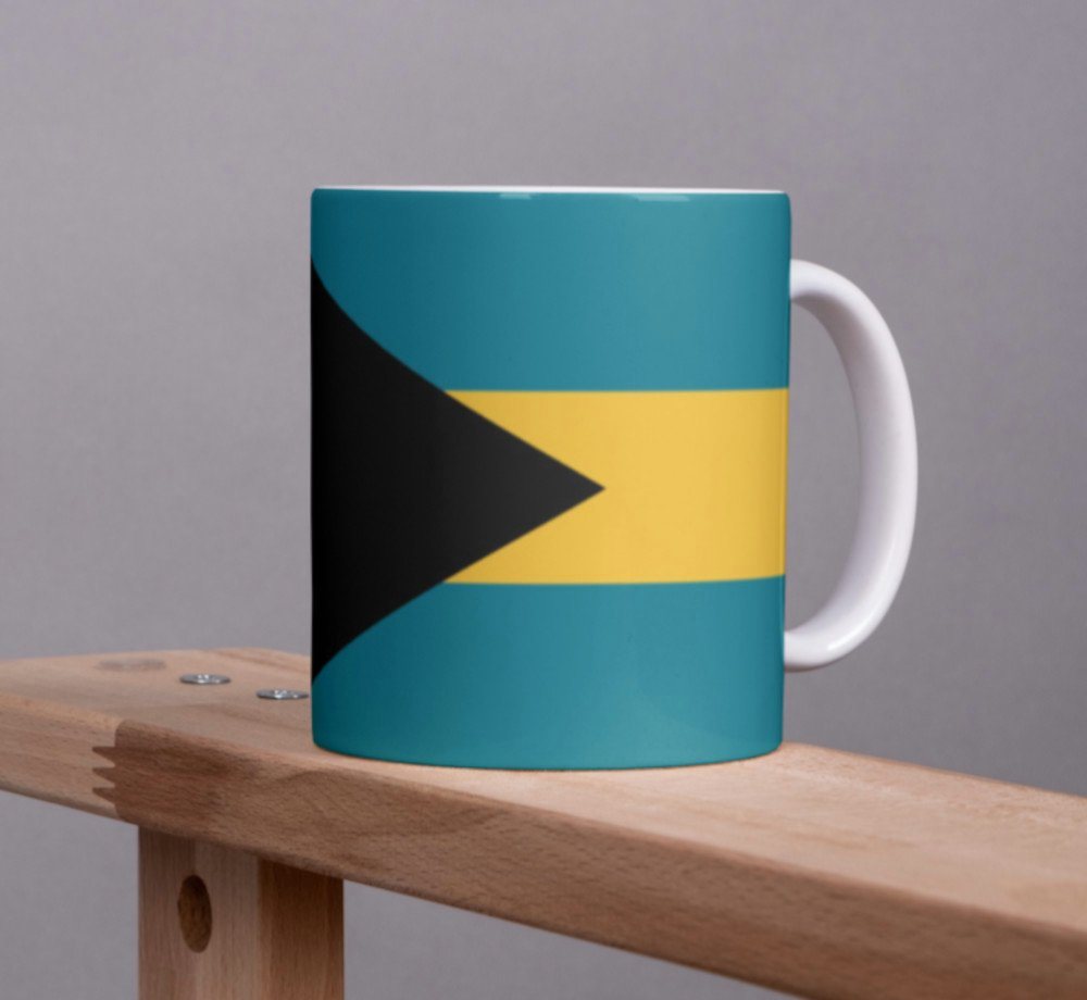 Tinisu Tasse Bahamas Tasse Flagge Pot Kaffeetasse National Becher Kaffee Cup Büro von Tinisu