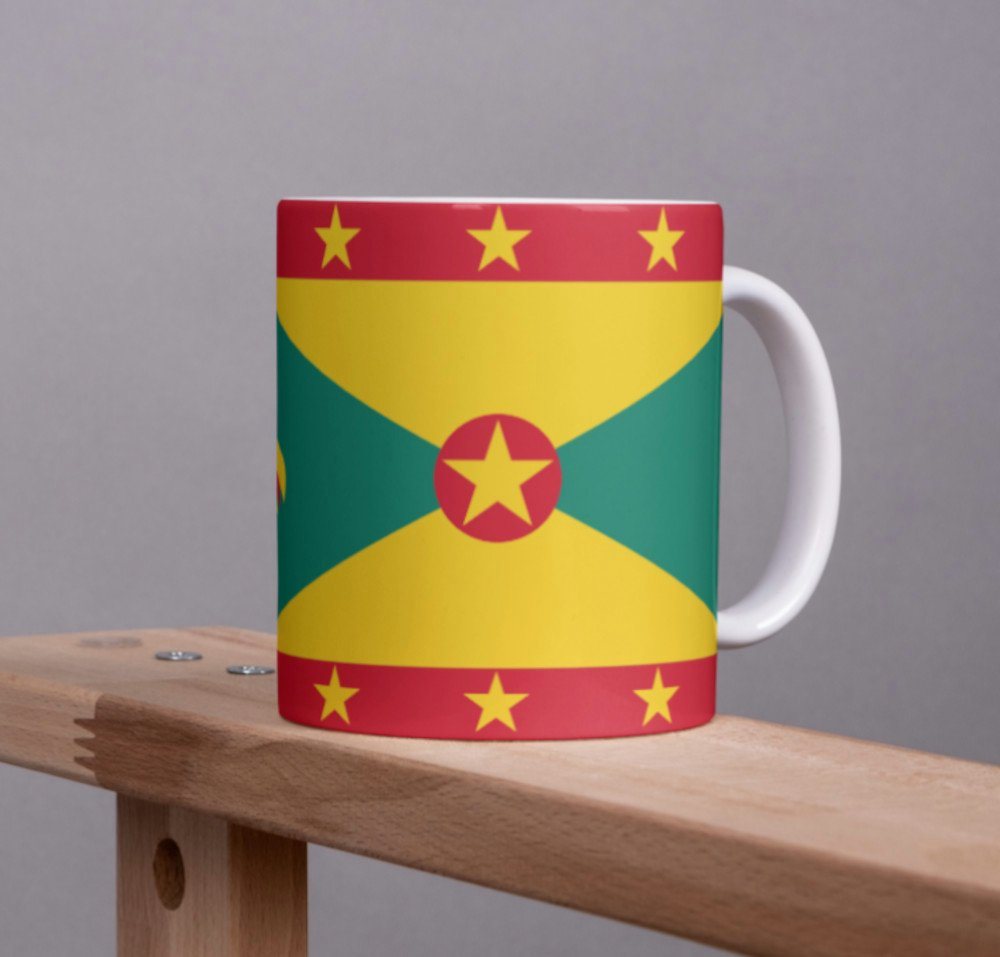 Tinisu Tasse Grenada Tasse Flagge Pot Kaffeetasse National Becher Kaffee Cup Büro von Tinisu