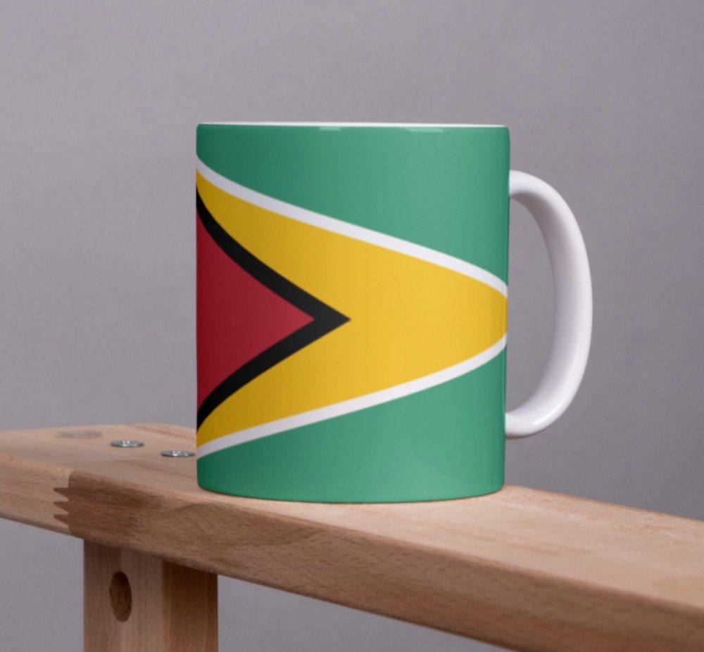 Tinisu Tasse Guyana Tasse Flagge Pot Kaffeetasse National Becher Kaffee Cup Büro von Tinisu