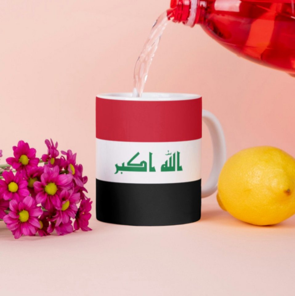 Tinisu Tasse Irak Kaffeetasse Flagge Pot Kaffee Tasse IRQ Becher Coffeecup Büro von Tinisu
