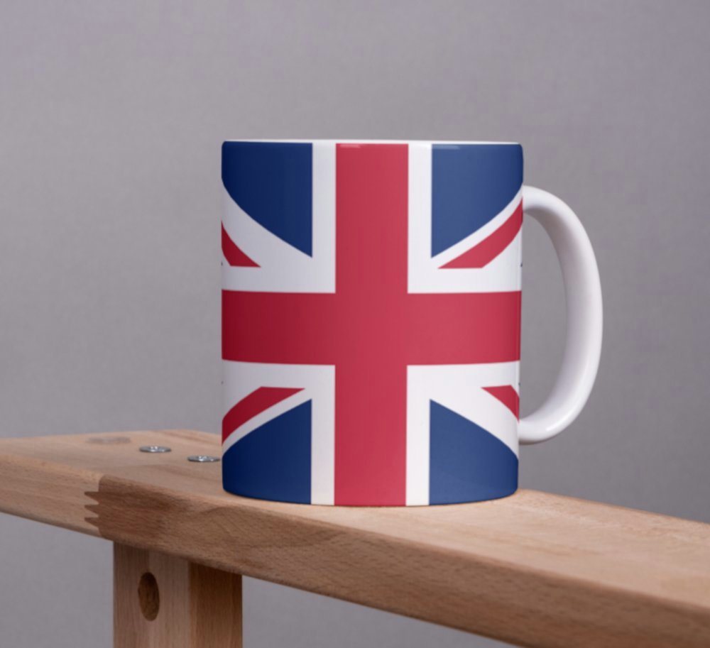 Tinisu Tasse Kaffeetasse Großbritannien Pot Flagge Kaffee Tasse Becher UK Coffeecup von Tinisu