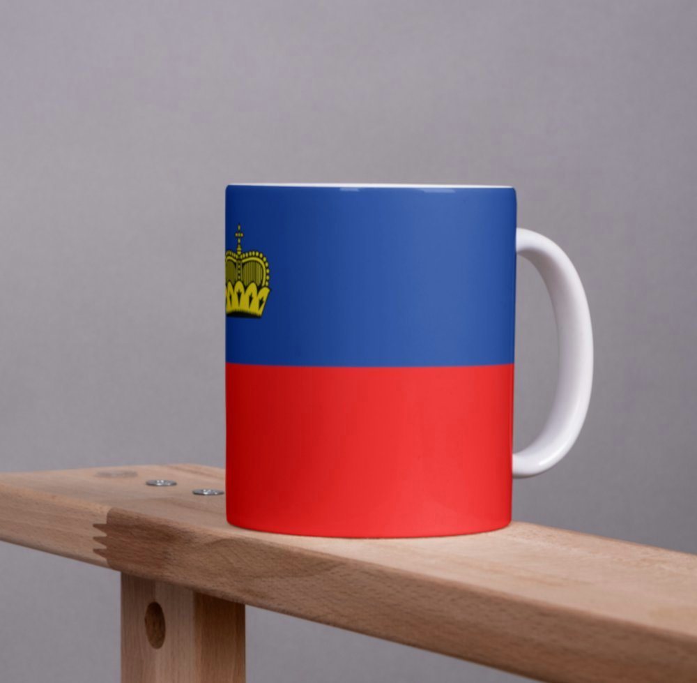 Tinisu Tasse Liechtenstein Kaffeetasse Flagge Pot Kaffee Tasse LI Becher von Tinisu