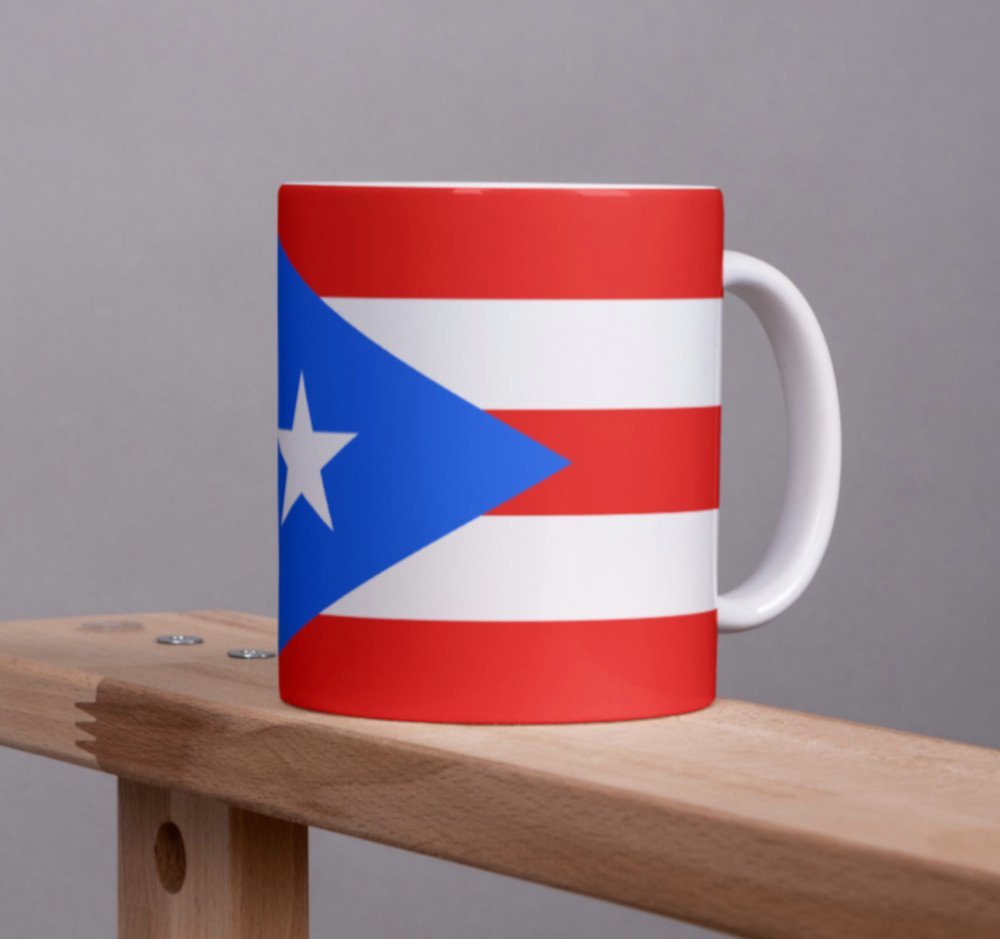 Tinisu Tasse Puerto Rico Tasse Flagge Pot Kaffeetasse National Becher Kaffee Cup von Tinisu