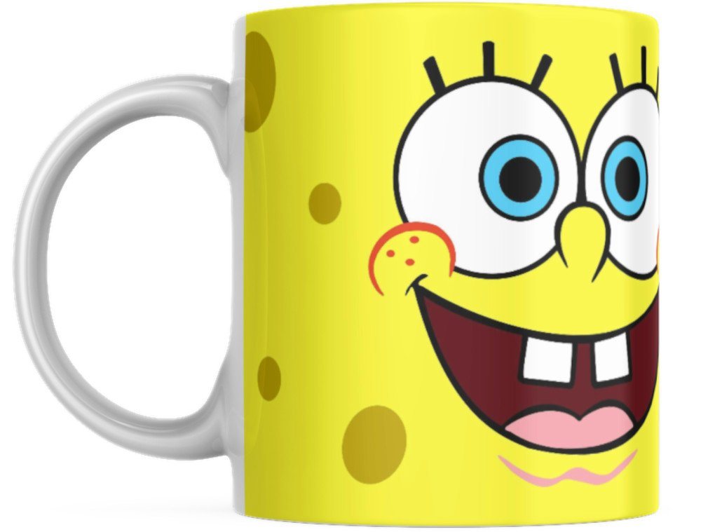 Tinisu Tasse Spongebob Tasse Schwammkopf Kaffeetasse 325ml Mug Cup Geschenk von Tinisu