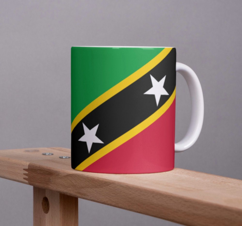 Tinisu Tasse St. Kitts und Nevis Tasse Flagge Pot Kaffeetasse National Becher von Tinisu