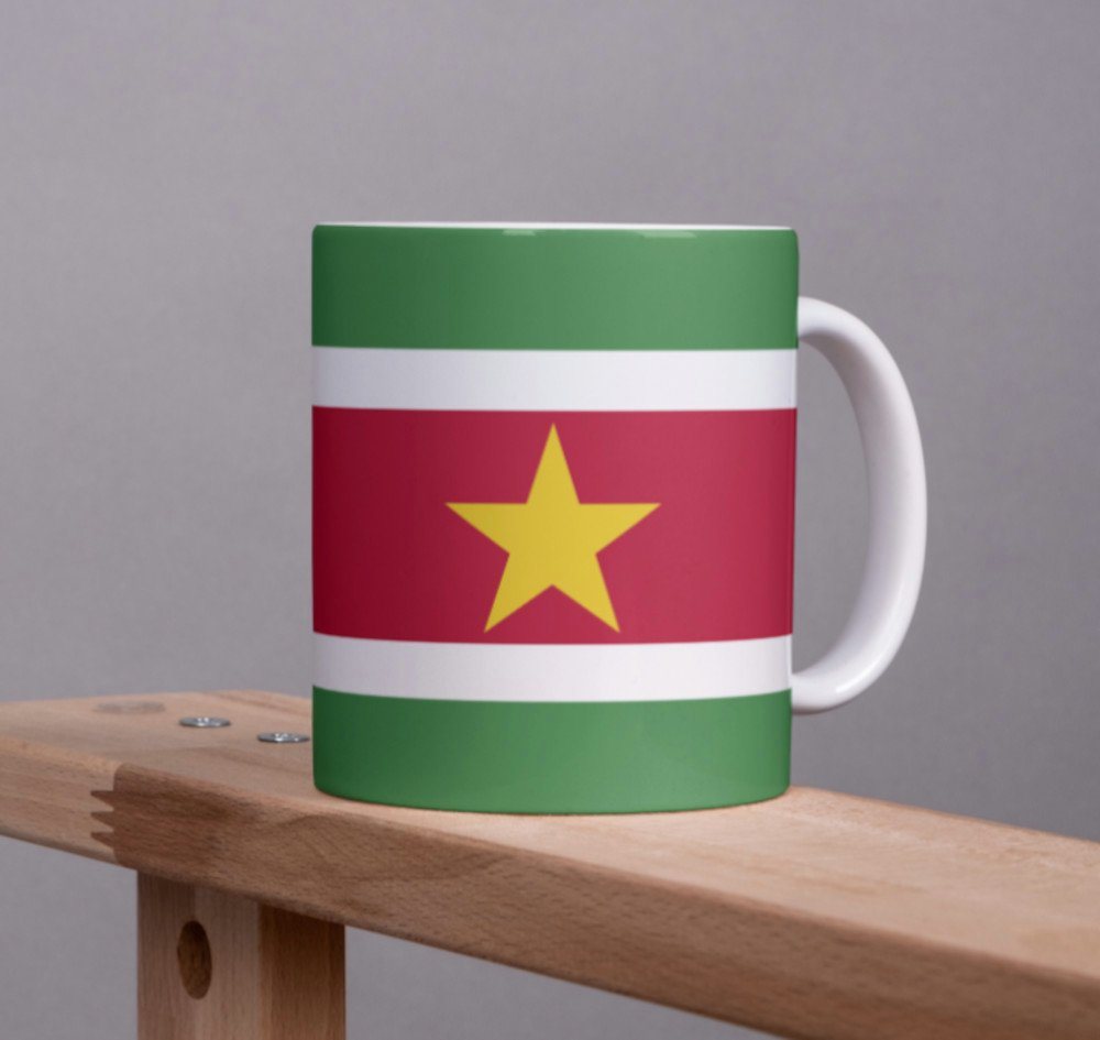 Tinisu Tasse Suriname Tasse Flagge Pot Kaffeetasse National Becher Kaffee Cup Büro von Tinisu