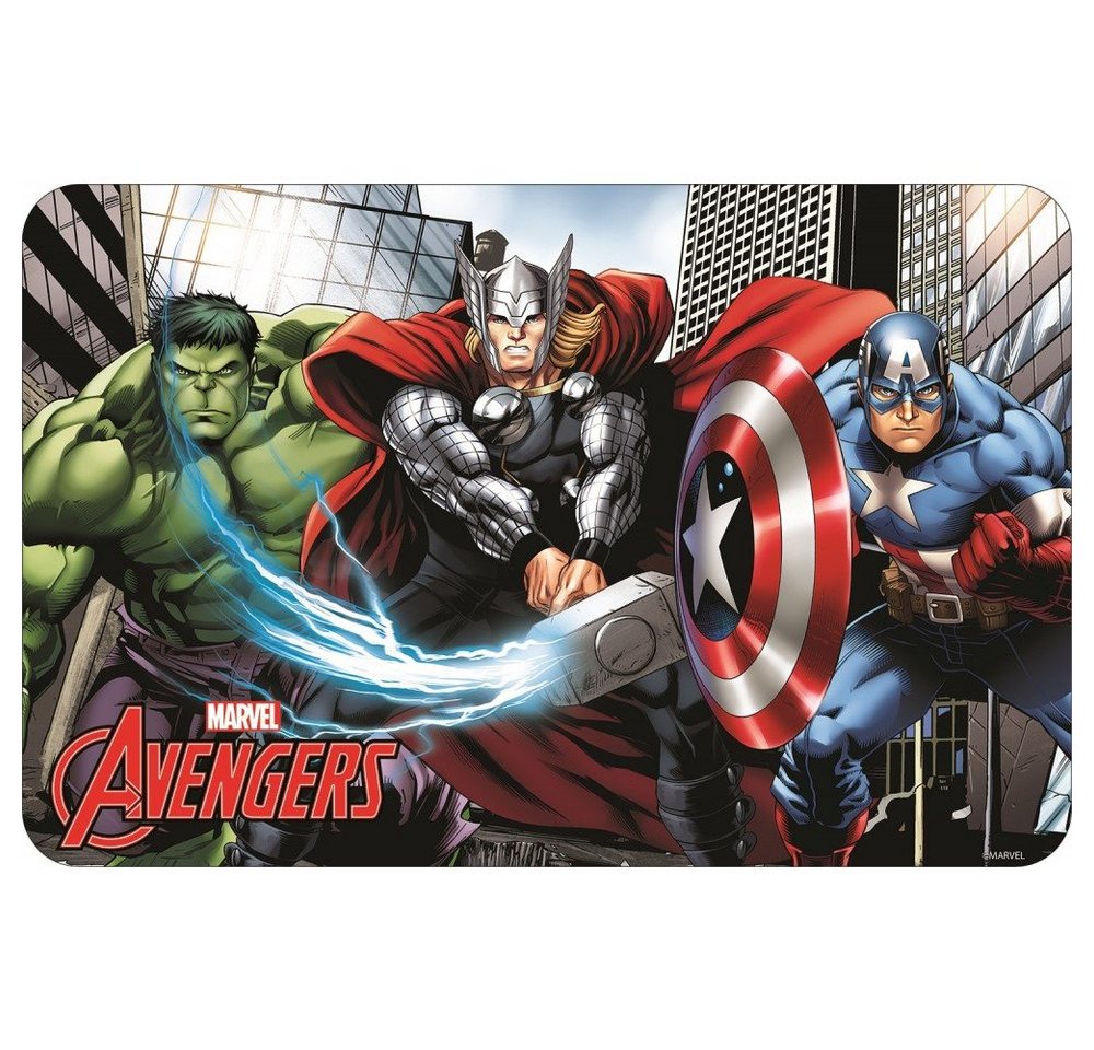 Tinisu Tischdecke Marvel Avengers Platzdeckchen Tischunterlage 43cm x 28cm von Tinisu
