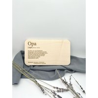 Geschenk Opa - Weihnachtsgeschenk Geschenkidee Bester Brettchen Mit Gravur von Tinkasplott