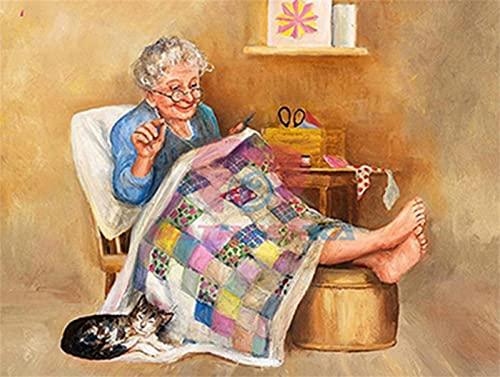 Diamond Painting Erwachsene, 5D Diamant Painting Leinwand Groß Full Bilder, Oma DIY Voll Set Diamant Malerei Kristall Kreuzstich Kunst Malerei Nach Anzahl Kits Mosaik Gemälde Deko Diamond Painting Erwachsene, 5D Diamant Painting Leinwand Groß Full Bilder, Oma DIY Voll Set Diamant Malerei Kristall Kreuzstich Kunst Malerei Nach Anzahl Kits Mosaik Gemälde Deko von Tinnoon