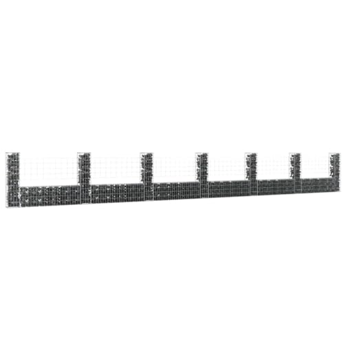Tino Tech Gabione U Form aus Eisen 740x20x100 cm Silber Steinkorb Gabionen Körbe Gabionen Zaun Gartenmauer Gabione aus Metall Garten Gabione Pflanzenwand Gabionen Gitter Tino Tech Gabione U Form aus Eisen 740x20x100 cm Silber Steinkorb Gabionen Körbe Gabionen Zaun Gartenmauer Gabione aus Metall Garten Gabione Pflanzenwand Gabionen Gitter von Tino Tech