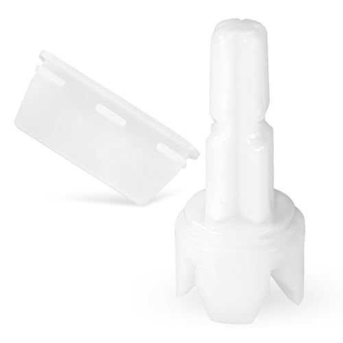 2stk Ersatzteile für Baby Brezza FRP0046 Formula Pro Advanced, Achsschaft und Silikonschaber Trichterfilterzubehör (An der Verschlussabdeckung Anbringen) von Tinoaly