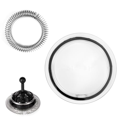 3 Stück Milchaufschäumer Ersatzteile für Nespresso Aeroccino 3/4/Plus, Milchaufschäumerteile Inkl Schneebesenfeder Edelstahlrührer und Dichtungsdeckel für Kaffeemaschinenzubehör von Tinoaly