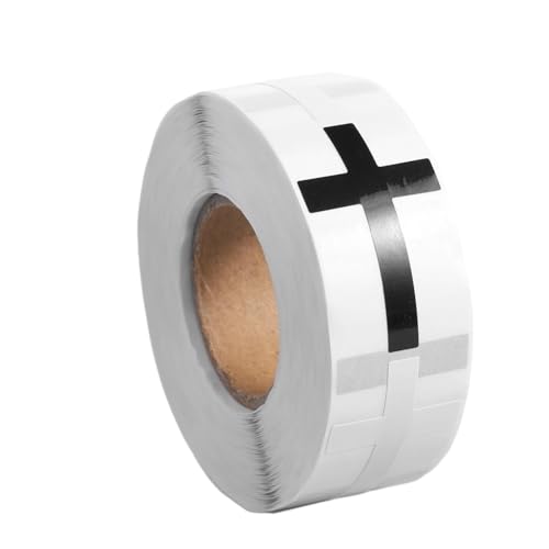 600 Stück Christliche Kreuz-Aufkleber, Religiöser Katholischer Sticker-Rolle für Christliche Sportler Baseball Fußball Basketball Helm Trinkflasche Sport Zubehör Rucksack von Tinoaly