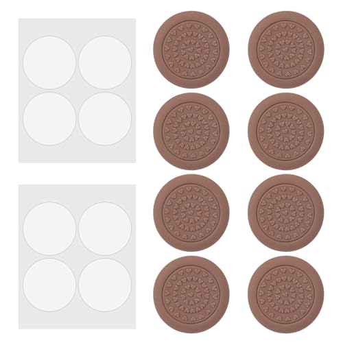 8stk rutschfeste Schneidebrett-Stabilisierungspads, Selbstklebende Möbelpads aus Silikon Wasserdichtes Geräuschreduzierendes Stabilisatorpad für Schneidebretter Laptop-Möbel von Tinoaly