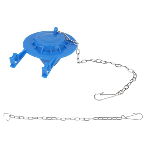 Tinoaly 3 Stück Universeller Toiletten Flapper Ersatz, Leicht zu Installierendes Toilettenspülkasten Flapper Set mit Edelstahlketten Kompatibel mit American Standard Kohler Toto Gerber von Tinoaly