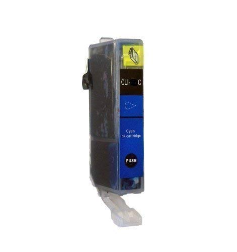 1 DRUCKERPATRONE MIT CHIP für Canon iP4850 iP4950 MG4150 MG5120 MG5150 MG5220 MG5250 MG5340 MG5350 MG6120 MG 6150 MG6250 MG8120 MG8150 MG8240 MX882 MX884 MX885 Pixma Serie mit Chip ersetzt CLI-526 Cyan von Tintenwunsch