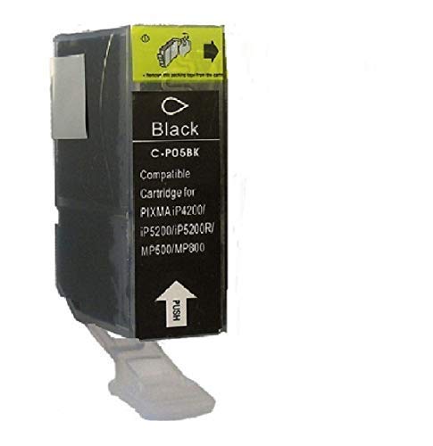 1 Druckerpatrone mit Chip für Canon Black PGI-5 BK Pixma IP3300 IP3500 IP4200 IP4200IP4300 IP4500 IP5200 IP5200 IP5300 IP6600 IP6700D MP500 MP510 MP520 MP530 MP610 MP800 MP810 MP830 MP970 IX4000 IX5000 MX700 MX850 Pro9000 Schwarz 1 Druckerpatrone mit Chip für Canon Black PGI-5 BK Pixma IP3300 IP3500 IP4200 IP4200IP4300 IP4500 IP5200 IP5200 IP5300 IP6600 IP6700D MP500 MP510 MP520 MP530 MP610 MP800 MP810 MP830 MP970 IX4000 IX5000 MX700 MX850 Pro9000 Schwarz von Tintenwunsch