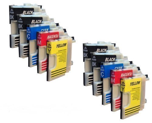 10 Druckerpatronen für Brother mit freier Farbauswahl LC980 LC1100 DCP-145C DCP-165C DCP-185C DCP-195C DCP-365CN DCP-375CW DCP-385C DCP-395CN DCP-585CW DCP-J715W DCP 6690CW MFC-250C MFC-255CW MFC-290C MFC-295C MFC-295CN MFC-355CW MFC-490CN MFC-490CW MFC-J615W MFC-670CDW MFC-790CW MFC-795CW MFC- 930CDN MFC-990CW MFC-930CDWN MFC-5490CN MFC-5890CN MFC-6490CN MFC-6490CW MFC-6890CN MFC-6890CDW MFC-5895CW 10 Druckerpatronen für Brother mit freier Farbauswahl LC980 LC1100 DCP-145C DCP-165C DCP-185C DCP-195C DCP-365CN DCP-375CW DCP-385C DCP-395CN DCP-585CW DCP-J715W DCP 6690CW MFC-250C MFC-255CW MFC-290C MFC-295C MFC-295CN MFC-355CW MFC-490CN MFC-490CW MFC-J615W MFC-670CDW MFC-790CW MFC-795CW MFC- 930CDN MFC-990CW MFC-930CDWN MFC-5490CN MFC-5890CN MFC-6490CN MFC-6490CW MFC-6890CN MFC-6890CDW MFC-5895CW von Tintenwunsch