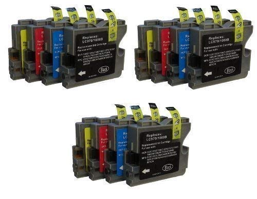 12 Druckerpatronen für Brother mit freier Farbauswahl ersetzt LC970 LC1000 DCP-130C DCP-135C DCP-150C, DCP-330C DCP-350C DCP-357C DCP-540C DCP-560CN DCP-750CW DCP-770CW MFC-235C MFC-240C, MFC-260C MFC-440CN MFC-465CN MFC-660CN MFC-680CN MFC-845CW MFC-885CW MFC-3360CN MFC-5460CN MFC-5860CN 12 Druckerpatronen für Brother mit freier Farbauswahl ersetzt LC970 LC1000 DCP-130C DCP-135C DCP-150C, DCP-330C DCP-350C DCP-357C DCP-540C DCP-560CN DCP-750CW DCP-770CW MFC-235C MFC-240C, MFC-260C MFC-440CN MFC-465CN MFC-660CN MFC-680CN MFC-845CW MFC-885CW MFC-3360CN MFC-5460CN MFC-5860CN von Tintenwunsch