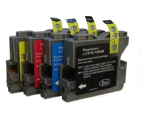 4 Druckerpatronen für Brother mit freier Farbauswahl ersetzt LC970 LC1000 DCP-130C DCP-135C DCP-150C, DCP-330C DCP-350C DCP-357C DCP-540C DCP-560CN DCP-750CW DCP-770CW MFC-235C MFC-240C, MFC-260C MFC-440CN MFC-465CN MFC-660CN MFC-680CN MFC-845CW MFC-885CW MFC-3360CN MFC-5460CN MFC-5860CN 4 Druckerpatronen für Brother mit freier Farbauswahl ersetzt LC970 LC1000 DCP-130C DCP-135C DCP-150C, DCP-330C DCP-350C DCP-357C DCP-540C DCP-560CN DCP-750CW DCP-770CW MFC-235C MFC-240C, MFC-260C MFC-440CN MFC-465CN MFC-660CN MFC-680CN MFC-845CW MFC-885CW MFC-3360CN MFC-5460CN MFC-5860CN von Tintenwunsch