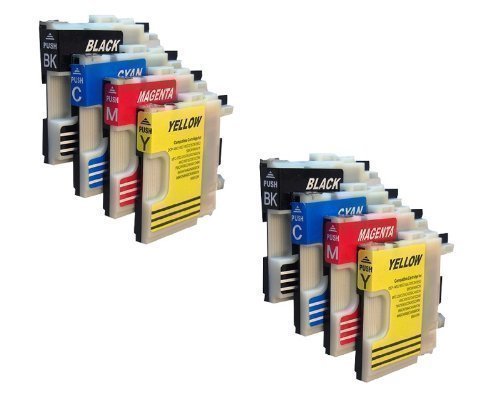 8 Druckerpatronen für Brother mit freier Farbauswahl LC980 LC1100 DCP-145C DCP-165C DCP-185C DCP-195C DCP-365CN DCP-375CW DCP-385C DCP-395CN DCP-585CW DCP-J715W DCP 6690CW MFC-250C MFC-255CW MFC-290C MFC-295C MFC-295CN MFC-355CW MFC-490CN MFC-490CW MFC-J615W MFC-670CDW MFC-790CW MFC-795CW MFC- 930CDN MFC-990CW MFC-930CDWN MFC-5490CN MFC-5890CN MFC-6490CN MFC-6490CW MFC-6890CN MFC-6890CDW MFC-5895CW 8 Druckerpatronen für Brother mit freier Farbauswahl LC980 LC1100 DCP-145C DCP-165C DCP-185C DCP-195C DCP-365CN DCP-375CW DCP-385C DCP-395CN DCP-585CW DCP-J715W DCP 6690CW MFC-250C MFC-255CW MFC-290C MFC-295C MFC-295CN MFC-355CW MFC-490CN MFC-490CW MFC-J615W MFC-670CDW MFC-790CW MFC-795CW MFC- 930CDN MFC-990CW MFC-930CDWN MFC-5490CN MFC-5890CN MFC-6490CN MFC-6490CW MFC-6890CN MFC-6890CDW MFC-5895CW von Tintenwunsch