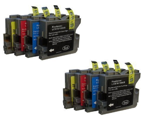8 Druckerpatronen für Brother mit freier Farbauswahl ersetzt LC970 LC1000 DCP-130C DCP-135C DCP-150C, DCP-330C DCP-350C DCP-357C DCP-540C DCP-560CN DCP-750CW DCP-770CW MFC-235C MFC-240C, MFC-260C MFC-440CN MFC-465CN MFC-660CN MFC-680CN MFC-845CW MFC-885CW MFC-3360CN MFC-5460CN MFC-5860CN 8 Druckerpatronen für Brother mit freier Farbauswahl ersetzt LC970 LC1000 DCP-130C DCP-135C DCP-150C, DCP-330C DCP-350C DCP-357C DCP-540C DCP-560CN DCP-750CW DCP-770CW MFC-235C MFC-240C, MFC-260C MFC-440CN MFC-465CN MFC-660CN MFC-680CN MFC-845CW MFC-885CW MFC-3360CN MFC-5460CN MFC-5860CN von Tintenwunsch